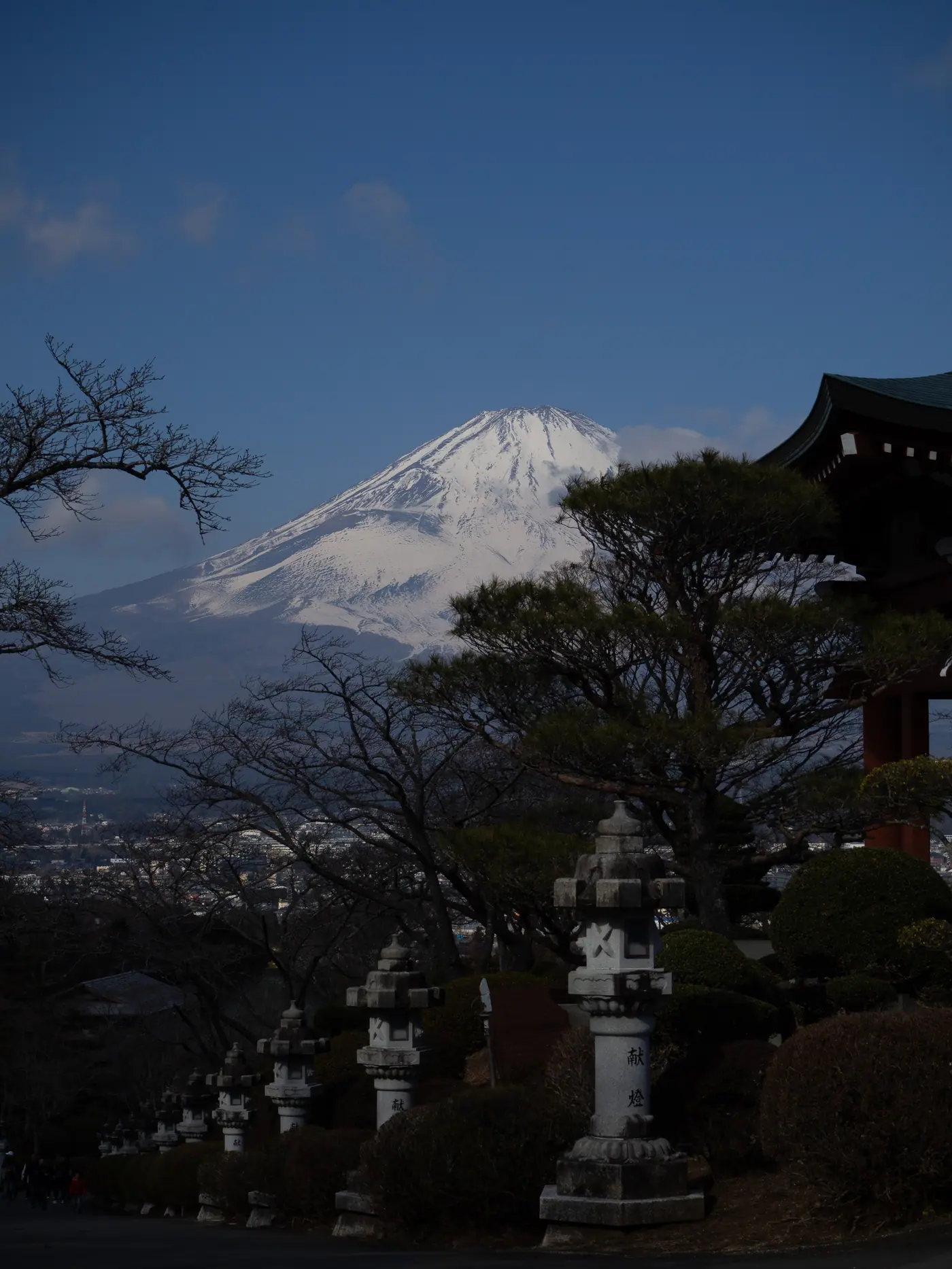御殿場から見た富士山